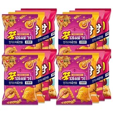 농심 인기스낵 4번들 (자갈치+감자깡+고구마깡+꿀꽈배기)x4개