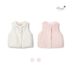 [국내매장 정품] 페리미츠 자수 FUR VEST(P2441V058) 627740