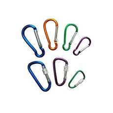 등산장비 알루미늄 카라비너 D링 연결고리