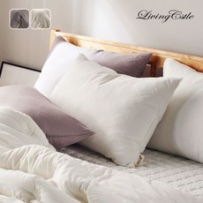 국산 리빙캐슬 메모리 모달100 베개커버 알러지케어