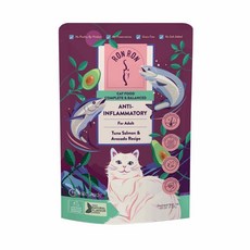 貓狗夢公園RONRON虎嚕高含肉量機能主食餐包75G，優質肉類，促進消化，無添加，方便攜帶, 1個, #4號  (鮪魚+鮭魚+酪梨)維持抵抗力