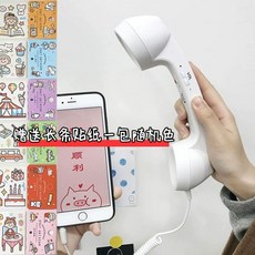 선물 부모님 레트로 전화기 수화기 감성 청취기 핸드폰, X. 화이트