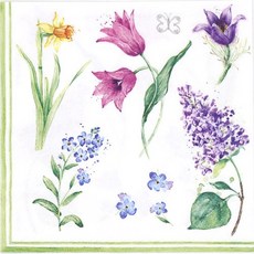 플로랄 냅킨 20장, 20개, 1세트