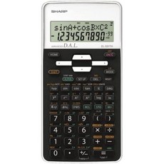 샤프 SHEL531THBWH 과학 계산기, white-black