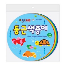 종이나라 3000 100매 둥근색종이 10cmx10색x100매aja1+3NkH