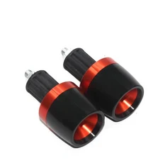 CNC 오토바이 액세서리 그립 Z800 Z750 ZXR6R Z900 ZRX1200R 플러그 Z650 핸들 Z400 Z1000 엔드, Orange, 1개