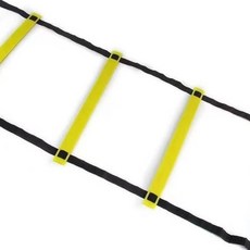 軟繩敏捷梯 - 足球籃球體能訓練輔助器 腳步協調性訓練軟梯 體育器材, 1米2節（無包）, 1個