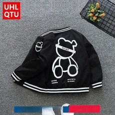 키즈 봄 아우터 얇은 재킷 트렌디 캐주얼 어린이 점퍼 아동 바람막이 자켓, 90cm, 블랙