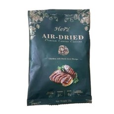 Herz AIR-DRIED 雞肉鴨肝口味 嚐鮮包, 1個, 美饌嚐鮮包25g