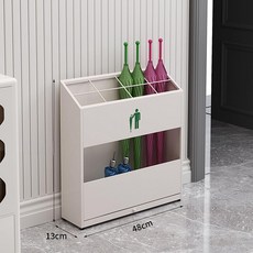 대형 우산꽂이 학교용 블랙 미용실 우산보관함 현관 수납, 밀키화이트 대형 16개, 1개