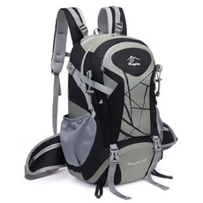 戶外全套通勤旅行旅遊軍訓十八怪戶外登山包登山防水雙肩包, 黑