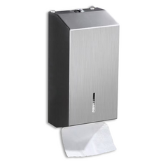 코지티 스텐 벽걸이 냅킨케이스 냅킨 디스펜서 업소용 무광, 실버, 1개