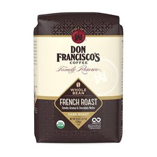 Don Francisco's 프렌치 다크 로스트 원두 커피 532ml18온스 백 239915, 프렌치 로스트, 18 Ounce (Pack of 1), 510g, 1