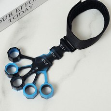 手筋專項訓練器男指力訓練器：手臂肌肉筋脈擴張曲張健身器材, 新款5指 湖光藍, 1個