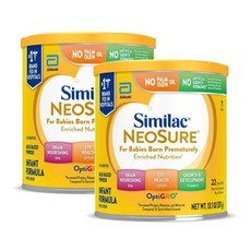 Similac 씨밀락 네오슈어 옵티그로 영아 분유 371g, 2개