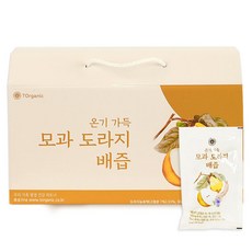 [투오가닉] 기관지에 좋은 도라지배즙 목편한 진한 온가족 모과 도라지 배즙 70ml x 30포 1박스, 2100ml, 30개