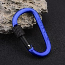 등산고리 캠핑 카라비너 5개세트, 블루 x 5개세트