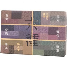 11826823 제사향 법당향 사찰향 절향 향 선향·향 6종 향기 세트 각 5개씩 포함 쿠로카타 매화 하엽 국화 사무관 낙엽 불사 방불 하토이도, 11826823 제사향 법당향 사찰향 절향 향 선향·