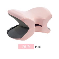 三合一午休枕頭 護腰靠墊, 淺粉