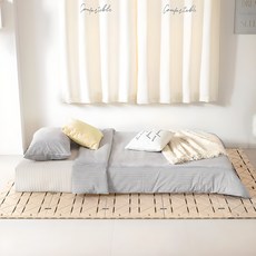 알뜨리 매트리스 받침대 싱글 더블 겸용, 베이지