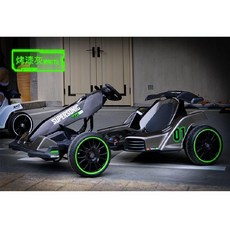 전동카트 4륜 드리프트 레이싱 리모컨 자동차 고카트, 전기, 회색 고무휠(12V10a 15시간), 1개