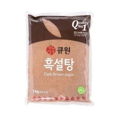 [기타]흑설탕(큐원 1kg) (WFH0J7Z), 1개, 1kg