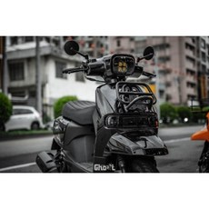 御前二輪機車精品 Ghost Factory SUI 前置物架, 黑鐵+內鐵