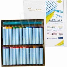 펜텔 6500 24색 오일파스텔 종이케이스 / 118629, 본상품, 1개