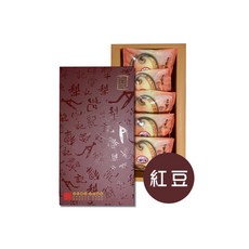 台中犂記 犂Q餅 紅豆麻糬 蛋奶素 禮盒 5入裝, 1個
