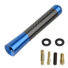 자동차 짧은 라디오 안테나 섬유 블랙 지붕 금속 수신 시트 이비자, 3. Blue 8cm