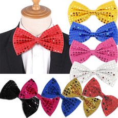 반짝이 나비넥타이/파티패션 연극소품, 블루 중