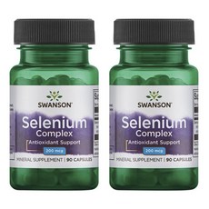 Swanson 斯旺森 硒複合膠囊 200mcg, 90顆, 2罐