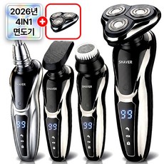 필모어 9세대 X6 전기 면도기 전동 생활방수, 노블블랙, 전기면도기