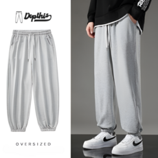 뎁시스 기모 조거팬츠 기모바지 빅사이즈 5XL 겨울바지 슬랙스 심플디자인 허리밴딩