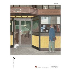 沛克咖啡店明信片，高品質紙張印製，記錄生活點滴，傳遞溫暖祝福與美好回憶, 1個, 一張