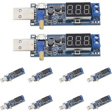 hiBCTR USB 벅 부스트 컨버터 0개 조정 가능한 전원 모듈 및 전압 조절기 DC - 5V에서 3.3V 9V 2V 8V 24V로 변환하는