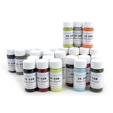 가죽공예 - 기리메 엣지코트 (무광-국산) 용량40ml 안전확인대상생활화학제품 환경부 승인, 스틸블루 313, 1개