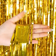 파리스 데코 수술 파티커튼, 4개, 메탈릭골드