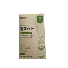 힐린 릴렉스온 1박스 30정 1개월분 L 테아닌 홍경천 추출물 아답토젠 스트레스 긴장완화 영양제 594854