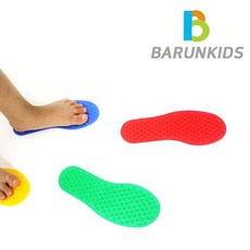 바른키즈 발 모양 마커 8개(4쌍) 발마커 유아체육, 1개, 상세페이지 참조