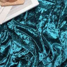 CRT 023 탐나요 빈티지 패턴 벨벳 스판 원단 무늬 패브릭 무지 대폭 천, 1개, 북청