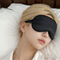 [국산/자체제작] 토브실크 암막 숙면 꿀잠템 부드럽고 촉촉한 실크 수면 안대, 1개입, Charcoal Grey, 1개