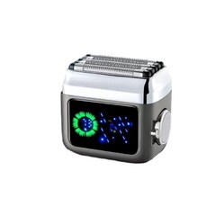 JWJJ 迷你電動剃鬚刀 全機防水, 砂黑, 1個, 1