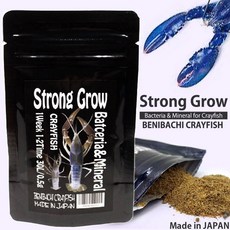 홍봉 스트롱 그로우 / 수족관 어항 가재 소라게 갑각류 쉬림프 CRS 레드비 슈림프 박테리아 사료, 1개, 30g