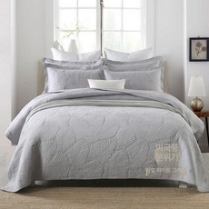 침대 여름 이불 봄 배게카바 순면 덮개 미국 유럽식, 팜 리프 파티 레드