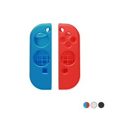 Joy-Con 手把矽膠套 適用於 Nintendo Switch Joy-Con, 藍紅, 1個