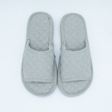 남성용 큰사이즈 거실 슬리퍼 면실내화 3중쿠션, 1개, 연한그레이