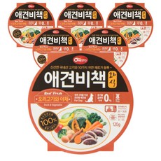 펫퍼스 애견비책 화식 강아지사료 습식사료 화식사료 애견사료 자연식사료, 6개, 120g, 오리+채소