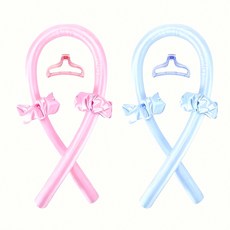 웨이브 헤어롤 스펀지 파마 기계 헤어 핀 컬링, 핑크