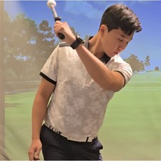 천둥골프 퍼팅 셋업바 연습기, 실버, 1개